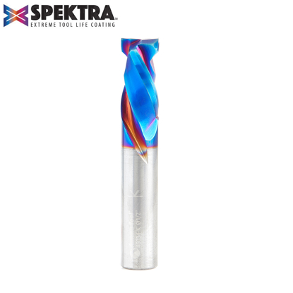 Picture of 46034-K CNC Solid Carbide Spektra™ Extreme Tool Life Coated Mortise Compression Spiral 1/2 Dia x 1 Inch x 1/2 Shank